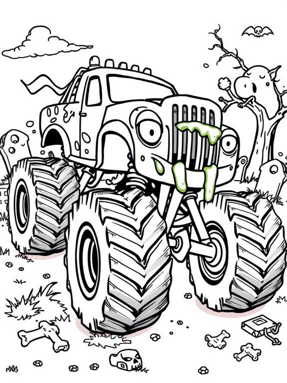 zombie monster truck fun